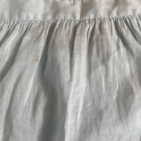 Vintage 40's 50's Handmade Blue Embroidered Baby Jumper - Picture 9 of 9